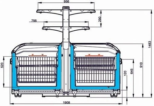 Бонета морозильная АРИАДА London LU-250 — изображение 3