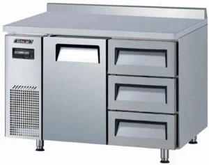 Стол морозильный TURBO AIR KWF12-3D-3-750 c ящиками и бортом