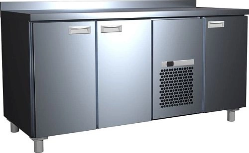 Стол морозильный CARBOMA T70 L3-1 0430-2 (3GN/LT) корпус нерж, 3 двери, с бортом